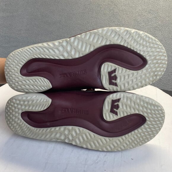 Supra Pecos Sneakers Skateboarding Shoes Marroon  Mens Size 9.5,Athletic - Picture 4 of 16